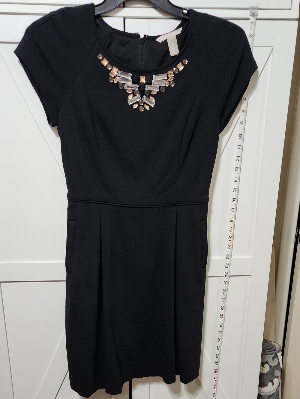 Banana Republic Black Dress with Crystals Size 4, Never Worn
